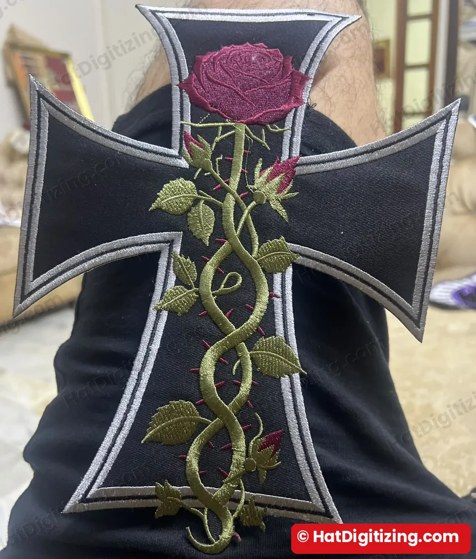 Rose iron cross